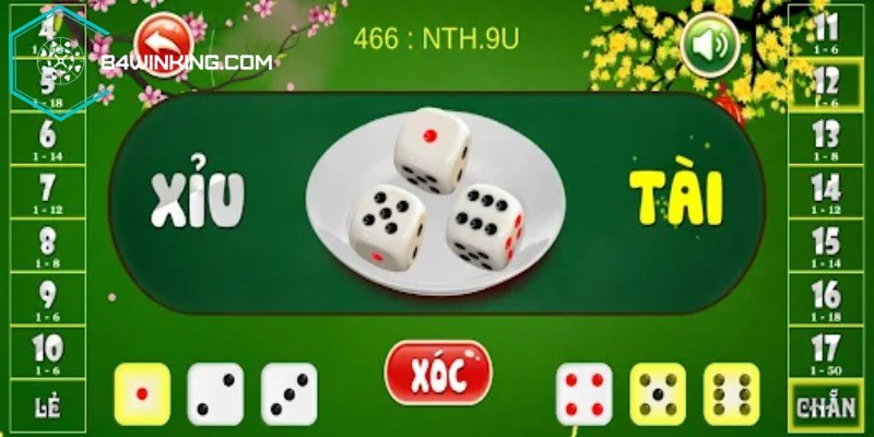 Cách chơi tài xỉu đơn giản tại 84win
